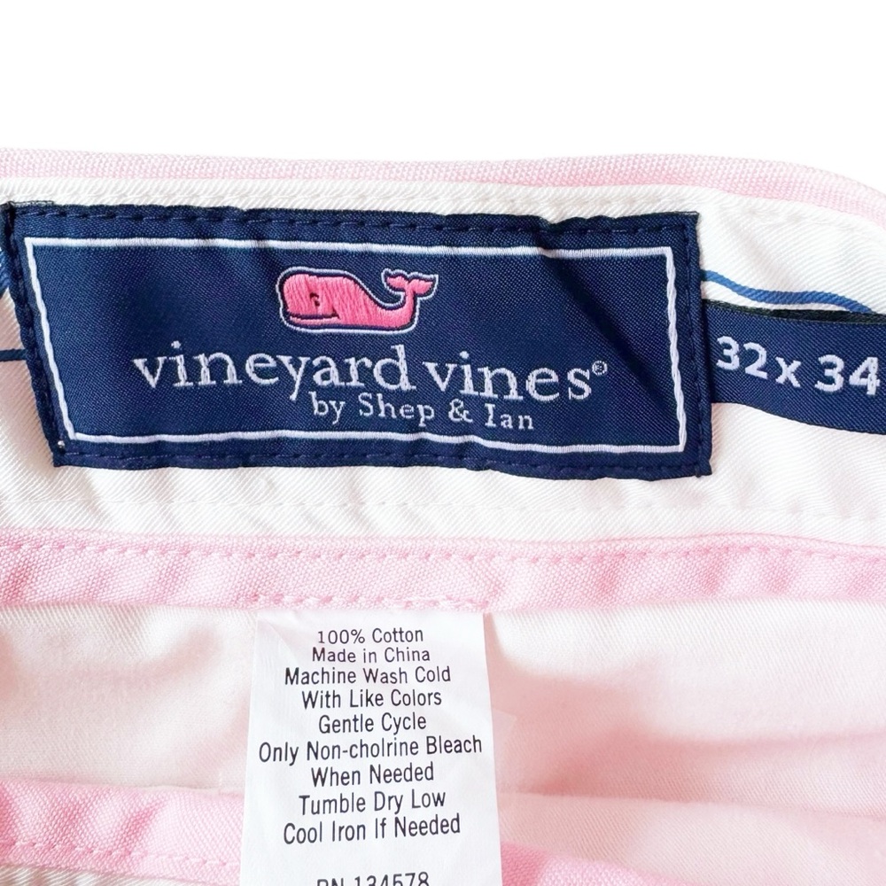 Vineyard Vines Slim Fit Breaker Pant in Pink Flamingo | 32 x 34 NWT - Picture 6 of 8